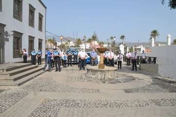 Homenaje de la Banda Municipal de Música a la Policía Local y Policía Nacional  (Foto Francisco Javier Santana)